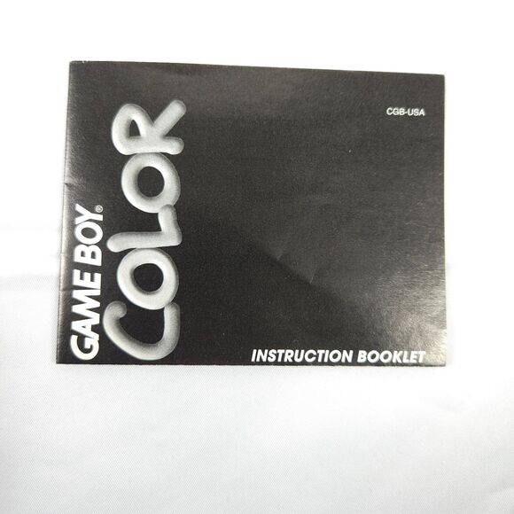 Gameboy Color Nintendo Instruction Booklet Console Manual Handheld - Picture 1 of 6